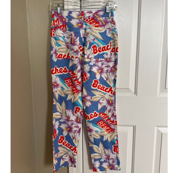 NWT Urban Outfitters Beaches Miami Beach Cropped Pants 26 - Picture 4 of 8